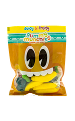 Original Gummy Munchies Juicy & Fruity package design